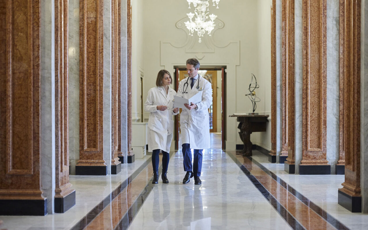 A team of expertise at Palazzo Fiuggi Medical retreats center